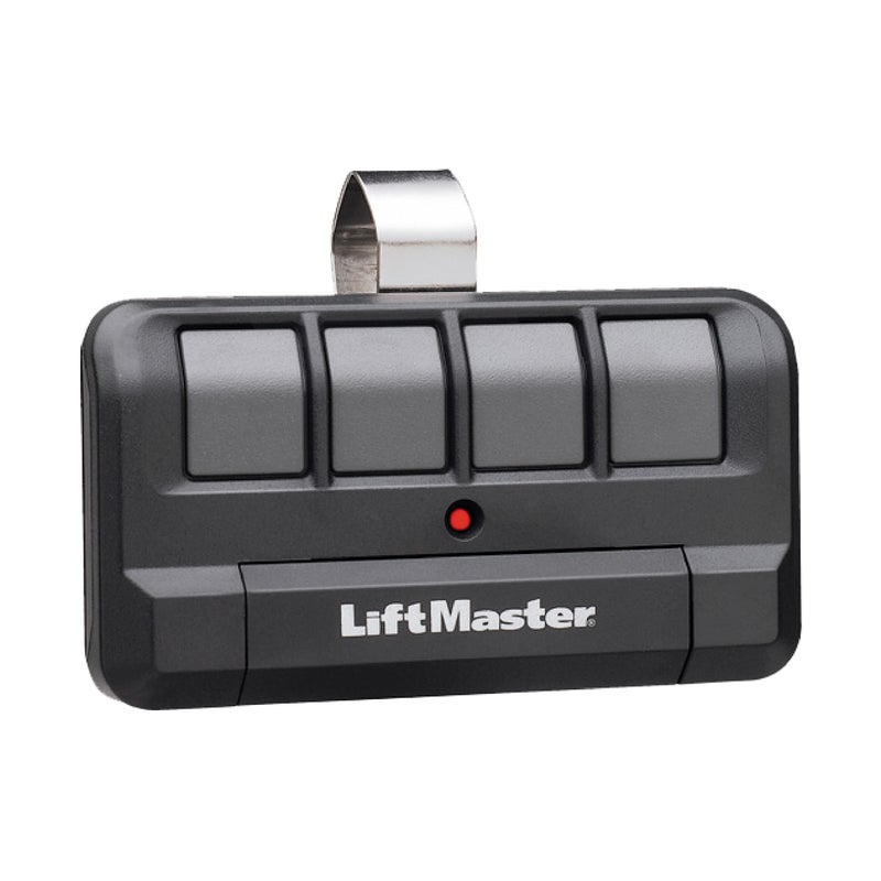 LiftMaster 894LT 4-Button Learning Garage Door Opener Remote Control - with Visor Clip - Use with myQ App - Works with Up to 4 Doors - Learning Remote Garage Door Opener - Sends a New Code - 1 Pack - Image 1